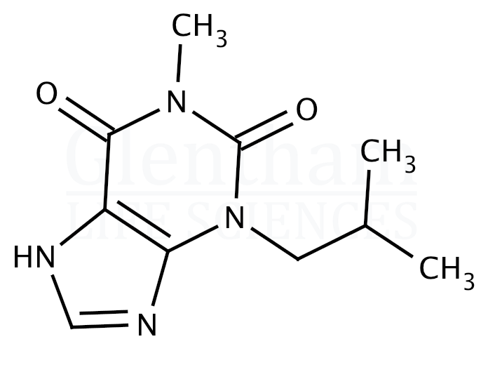 3-Isobutyl-1-methylxanthine Structure