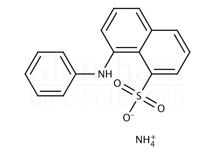 8-Anilino-1-naphthalenesulfonic acid ammonium salt Structure