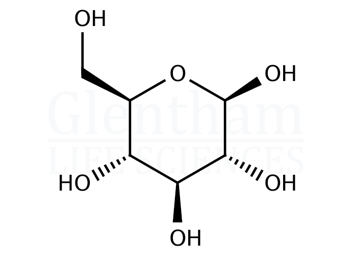 Structure for  b-D-Glucose  (492-61-5)