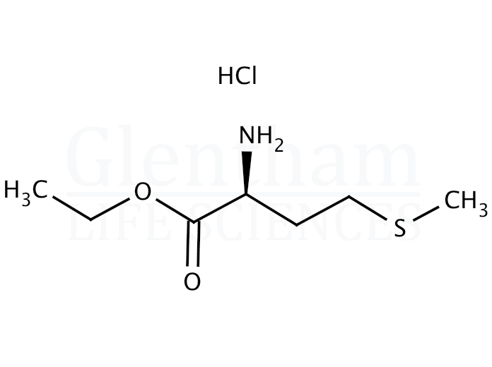 Structure for  L-Methionine ethyl ester hydrochloride  (2899-36-7)