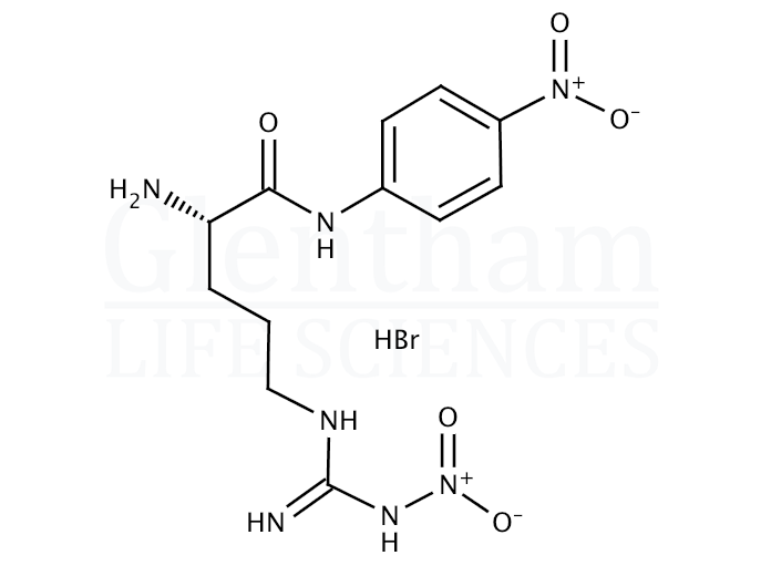 H-Arg(NO2)-pNA hydrobromide Structure