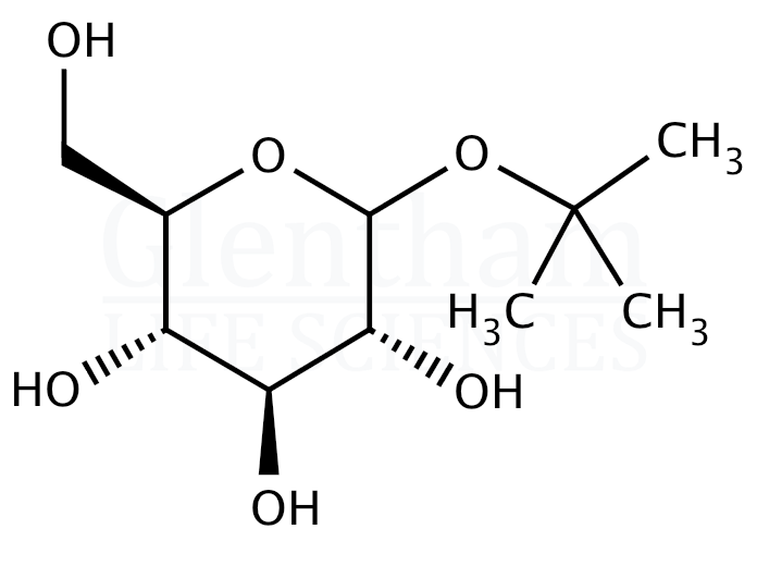 Structure for tert-Butyl b-D-glucopyranoside
