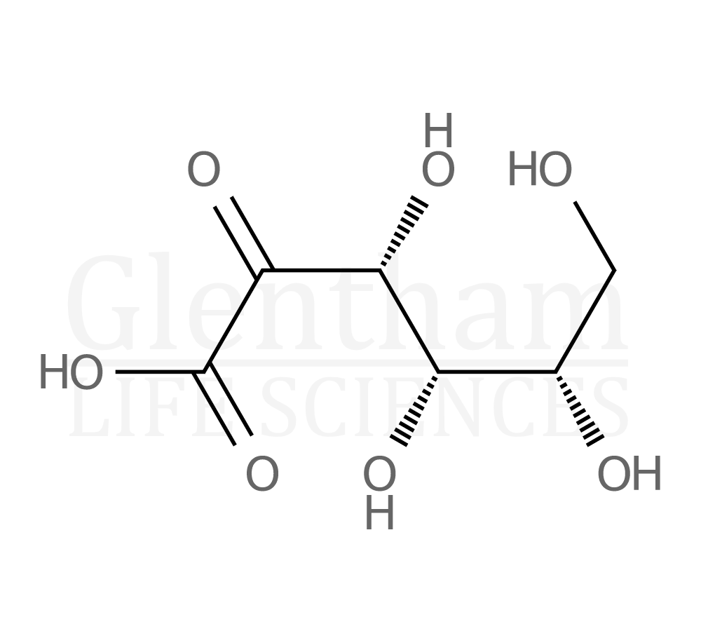 2-Keto-L-gluconic acid Structure