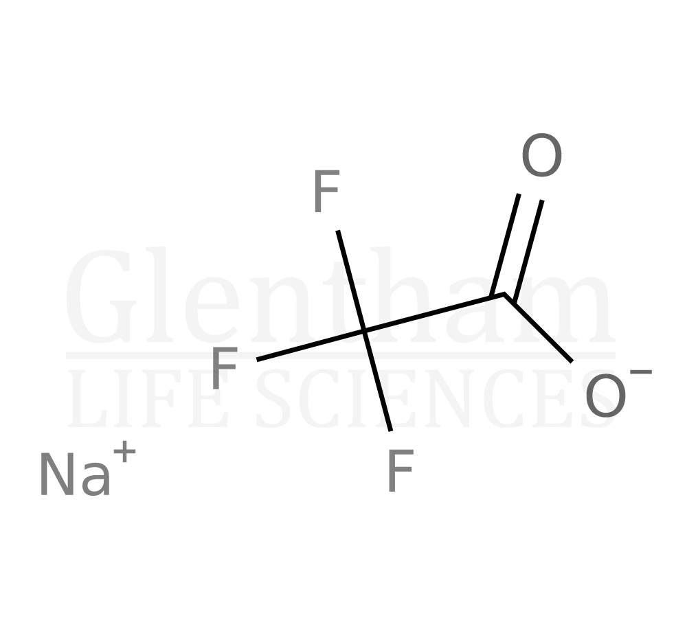 Structure for Sodium trifluoroacetate, 97+%
