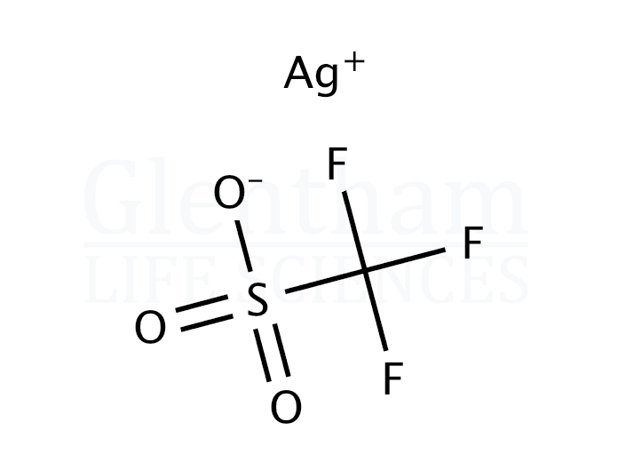 Structure for Silver trifluoromethanesulfonate, 97+%