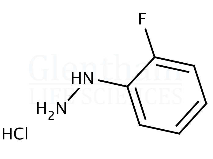 2-Fluorophenylhydrazine hydrochloride Structure