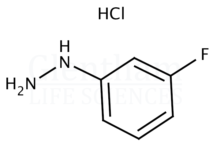 Structure for 3-Fluorophenylhydrazine hydrochloride