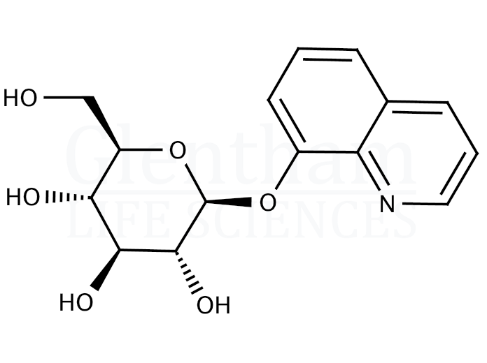 8-Hydroxyquinoline-b-D-glucopyranoside Structure