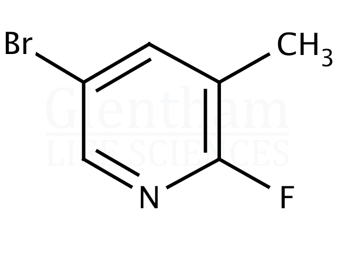5-Bromo-2-fluoro-3-picoline (5-Bromo-2-fluoro-3-methylpyridine) Structure