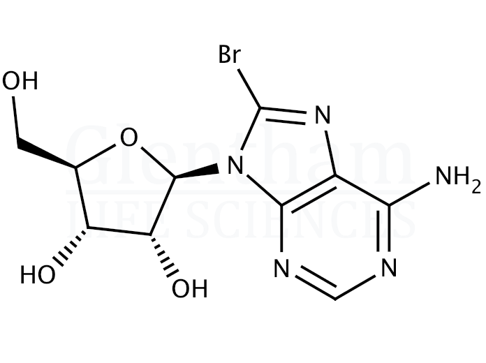 8-Bromoadenosine Structure