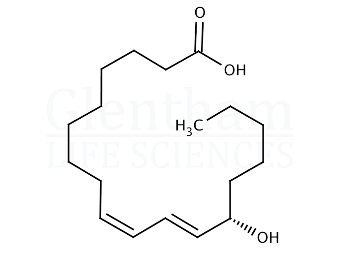 13(S)-Hydroxyoctadeca-9Z,11E-dienoic acid Structure