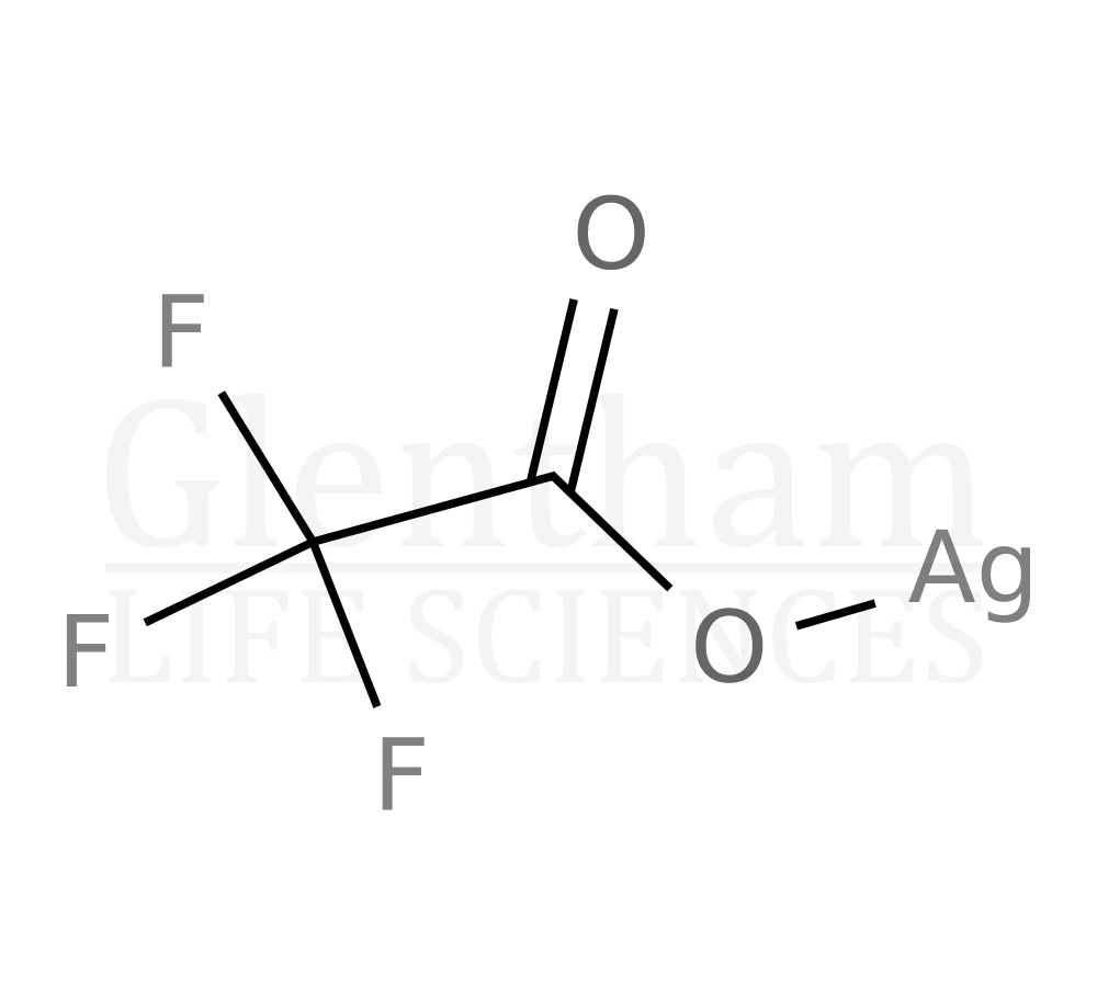 Structure for Silver trifluoroacetate, 97+%