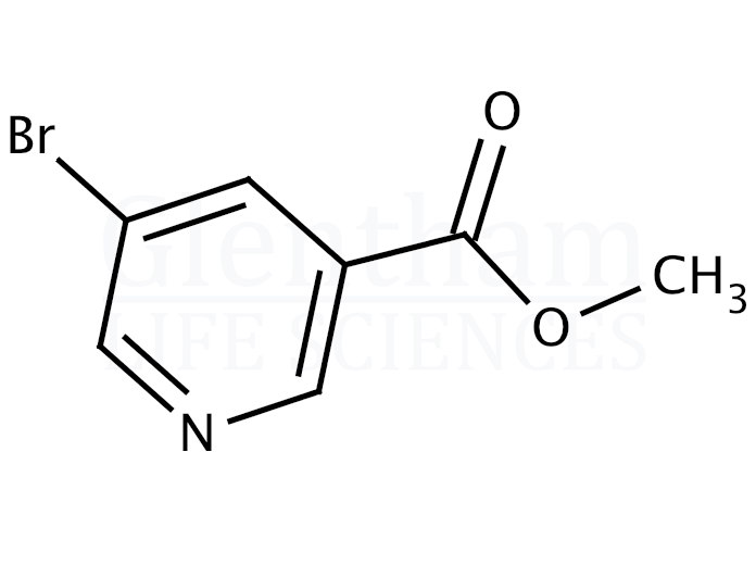 5-Bromonicotinic acid methyl ester Structure