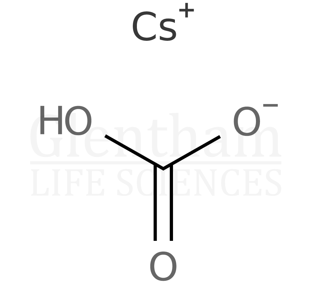 Cesium hydrogen carbonate, 99.99% Structure