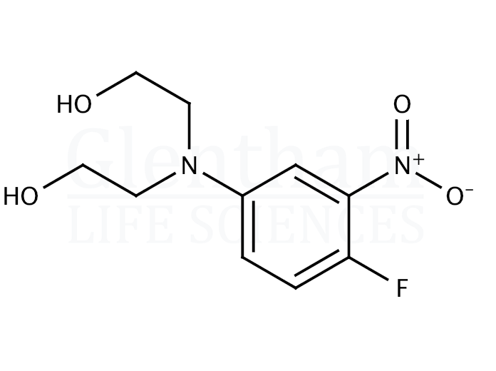 2,2''-[(4-Fluoro-3-nitrophenyl)imino]diethanol Structure