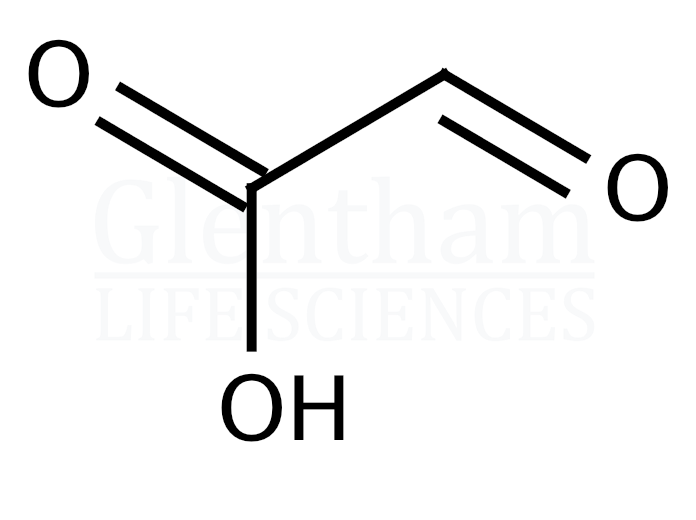 Glyoxylic acid, 50% in water Structure