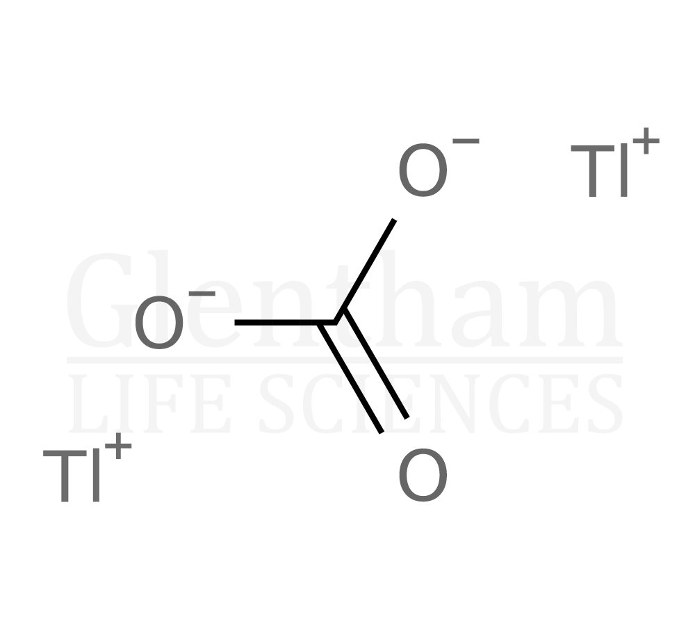 Thallium(I) carbonate, 99.9% Structure