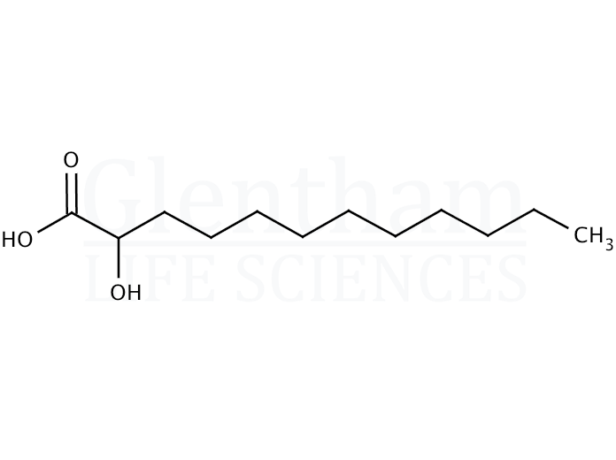 2-Hydroxydodecanoic acid Structure