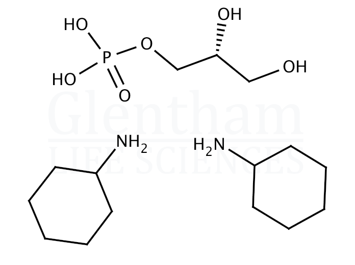 sn-Glycerol 3-phosphate bis(cyclohexylammonium) salt Structure