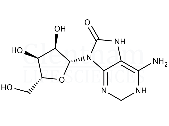 Structure for 8-Hydroxyadenosine