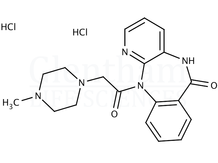 Strcuture for Pirenzepine dihydrochloride