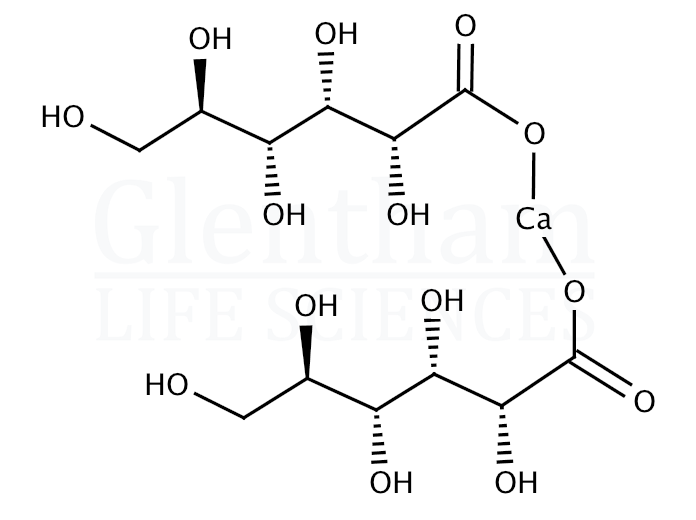 Calcium D-gluconate, anhydrous Structure