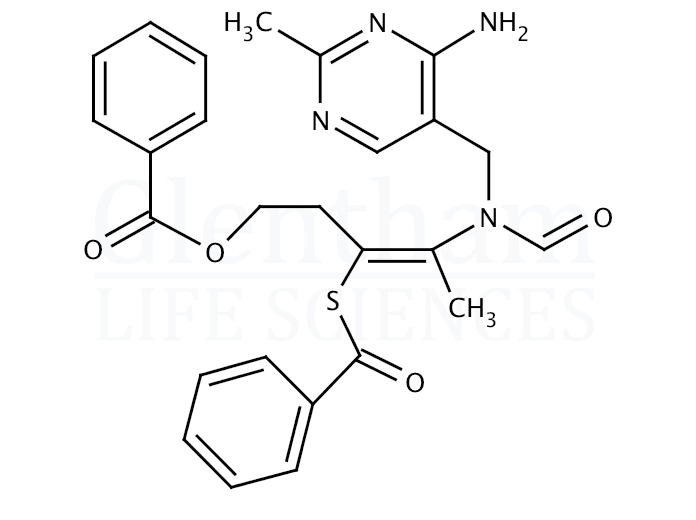 Structure for Dibenzoyl thiamine