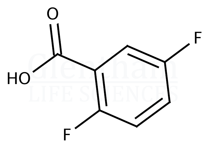 2,5-Difluorobenzoic acid Structure