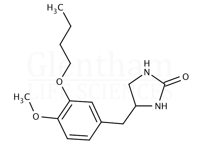 4-(3-Butoxy-4-methoxybenzyl)imidazolidin-2-one  Structure