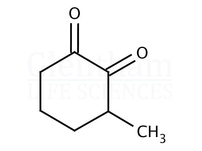 3-Methyl-1,2-cyclohexanedione Structure