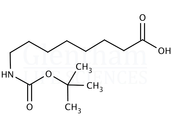 Structure for Boc-8-Aoc-OH  (30100-16-4)