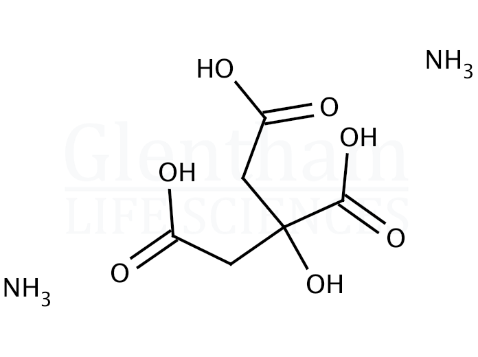 Structure for di-Ammonium hydrogen citrate (3012-65-5)