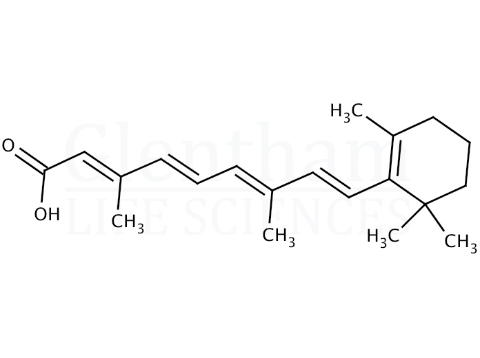 Retinoic acid, USP grade Structure