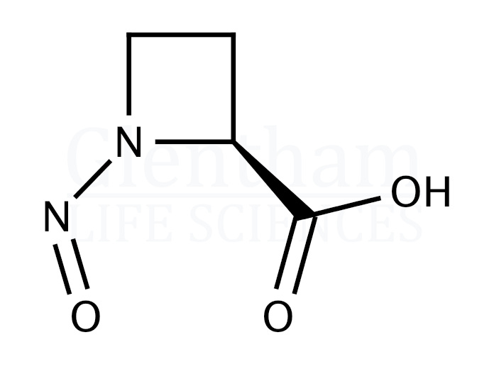 Structure for N-Nitroso-L-azetidine-2-carboxylic acid