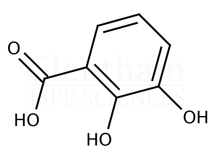 2,3-Dihydroxybenzoic acid Structure