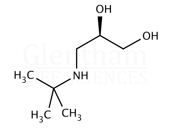 Structure for (S)-(-)-3-tert-Butylamino-1,2-propanediol