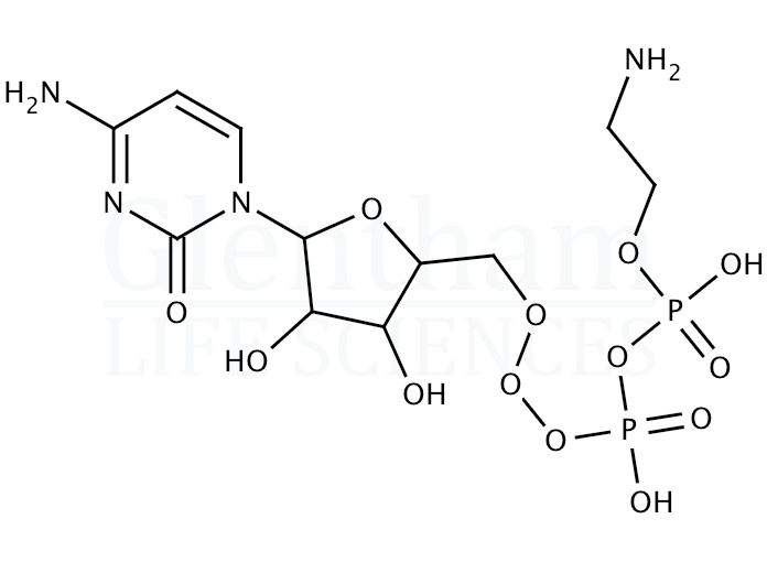 Structure for Cytidine 5''-diphosphate ethanolamine disodium salt