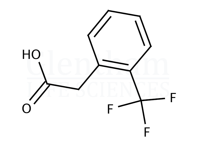 2-Trifluoromethylphenylacetic acid Structure