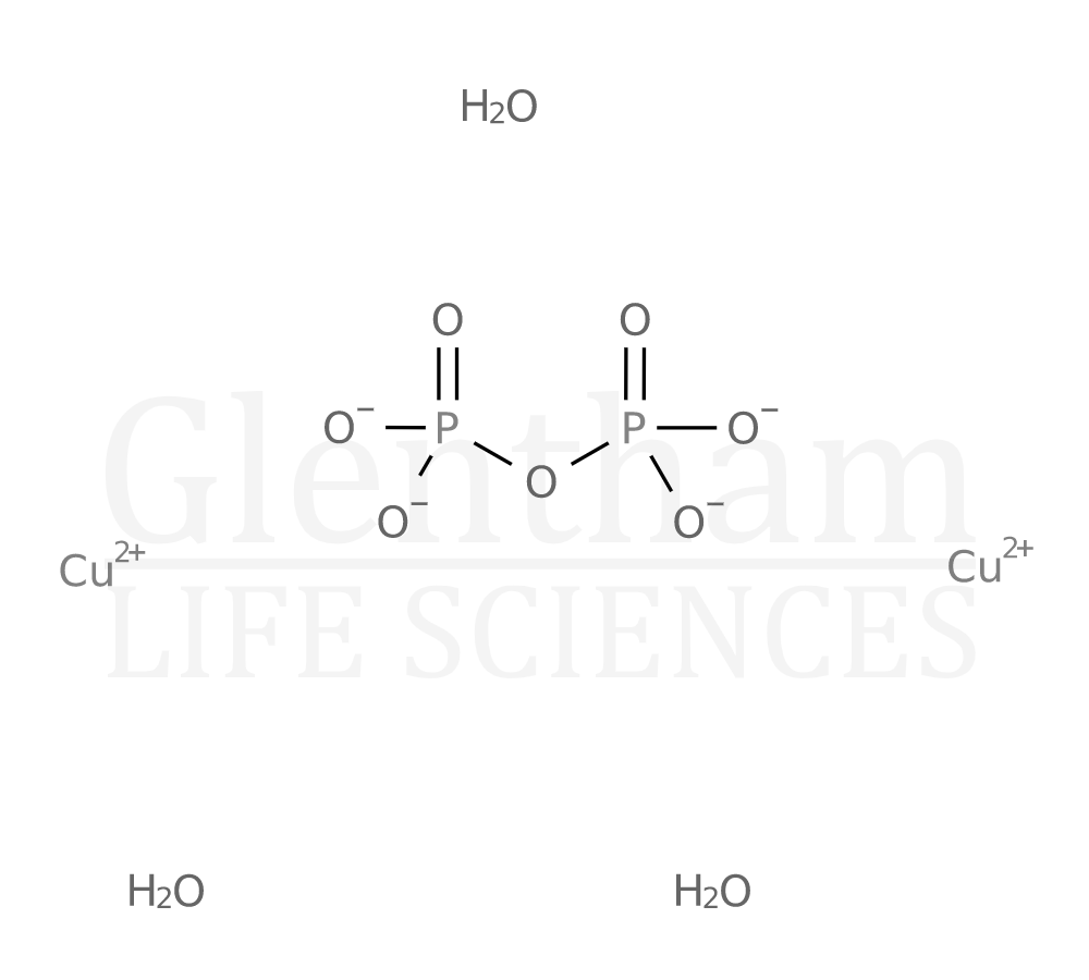 Structure for  Copper(II) pyrophosphate  (304671-71-4)