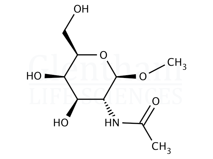 Methyl 2-Acetamido-2-deoxy-β-D-galactopyranoside Structure