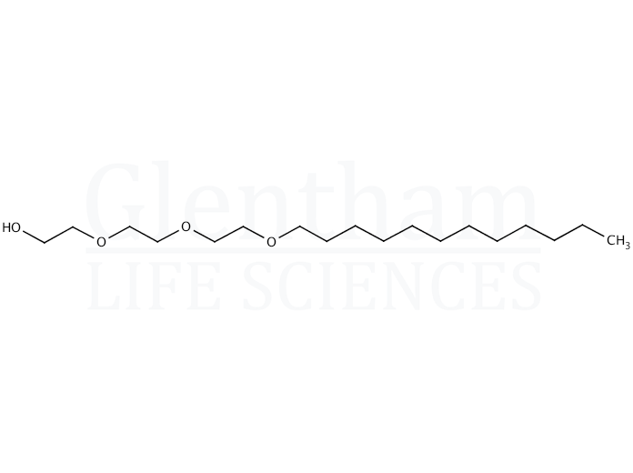 Triethylene glycol monododecyl ether Structure