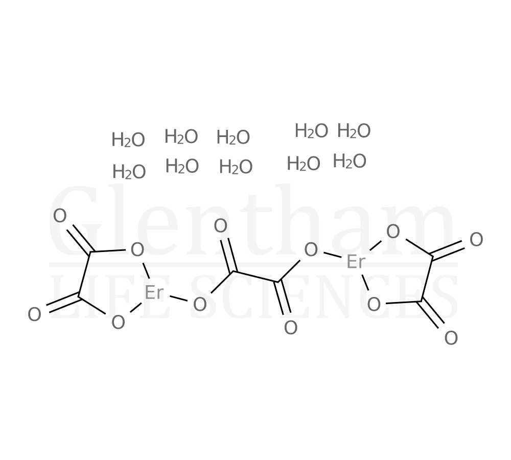 Erbium oxalate hydrate, 99.9% Structure