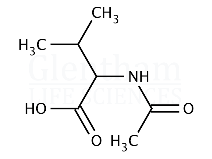 Structure for N-Acetyl-DL-valine