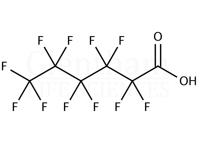 Perfluorohexanoic acid Structure