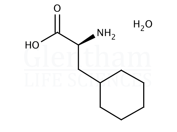 Structure for (S)-(+)-α-Aminocyclohexanepropionic acid hydrate (307310-72-1)