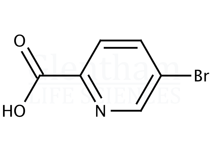 5-Bromopyridine-2-carboxylic acid Structure