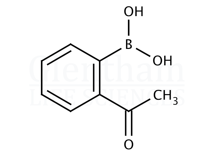 2-Acetylphenylboronic acid Structure