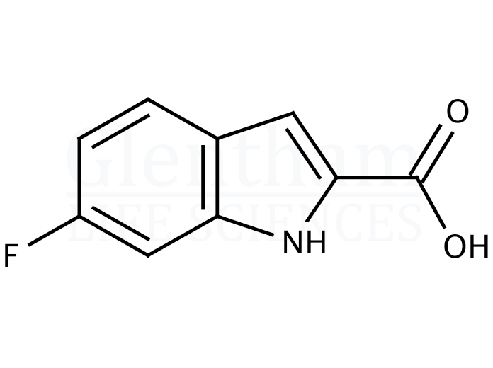 6-Fluoroindole-2-carboxylic acid Structure