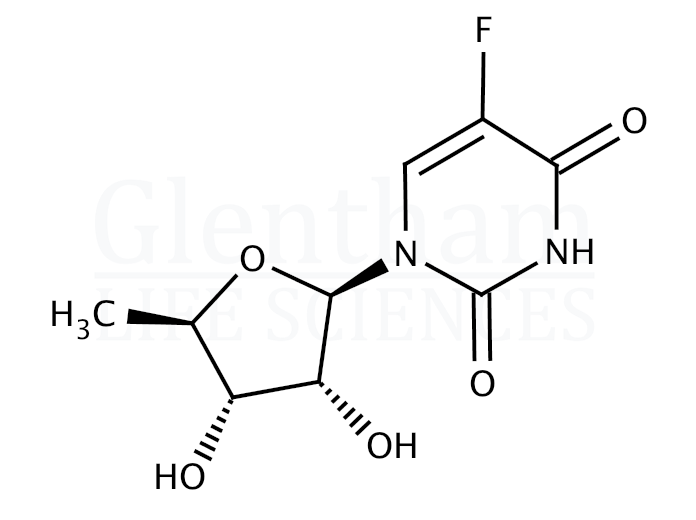 5-Fluoro-5''-deoxyuridine Structure