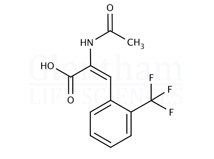 Structure for 2-Trifluoromethyl-α-acetamidocinnamic acid (3094-32-4)